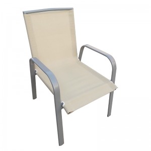 JJ302C-Taupe Kid ၏ စတီးလ်ချည်ထည် ထိုင်ခုံ