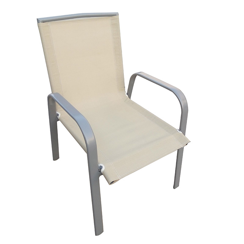 JJ302C-Taupe Vaikiška plieninė tekstileno krovimo kėdė