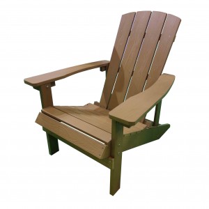 JJ-C14501-TEAK-GG PS wood Adirondack chair