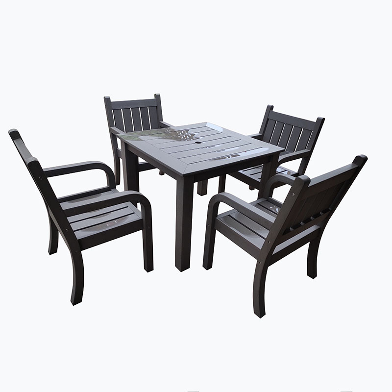 China Supplier Weather Outdoor Rattan Table Set - JJS14502 PS wood outdoor patio set – Jin-jiang Industry