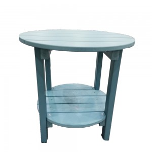 JJT-140011 Round Side Table with Two-layer Pallet