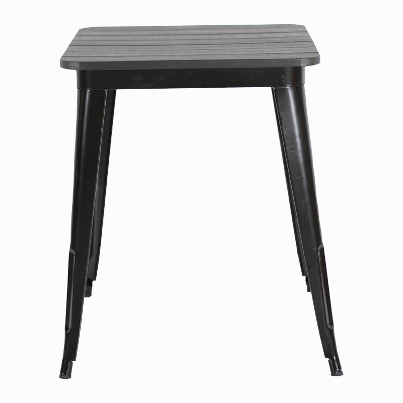 JJT14619-60 Outdoor Plastic Wood Square Table with Different Color Featured Image