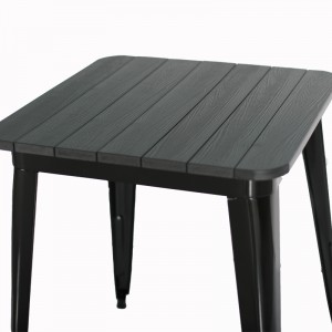 JJT14619-60 Outdoor Plastic Wood Square Table with Different Color