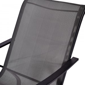 JJC371 Steel leisure chair, Pack ye2, zvidimbu zviviri zvichave seimwe yekutengesa unit