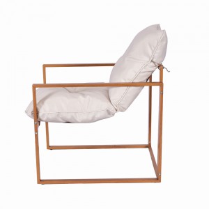Komplet divanesh prej çeliku JJS5203-WTF - 4 copë, 2 karrige teke + 1 karrige dashurie + 1 tavolinë kafeje si një komplet