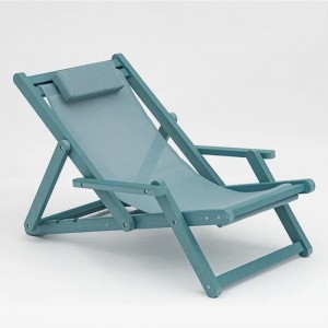 Składane krzesło wypoczynkowe PS z drewna