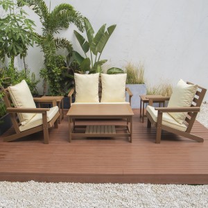 JJPSS-02 Polystyrene Frame Outdoor Furniture Set nga adunay Bag-ong Disenyo 2022