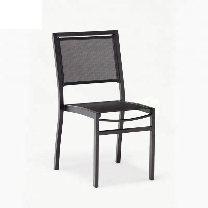 JJC418 Aluminij textilene slaganje stolica bez naslona za ruke