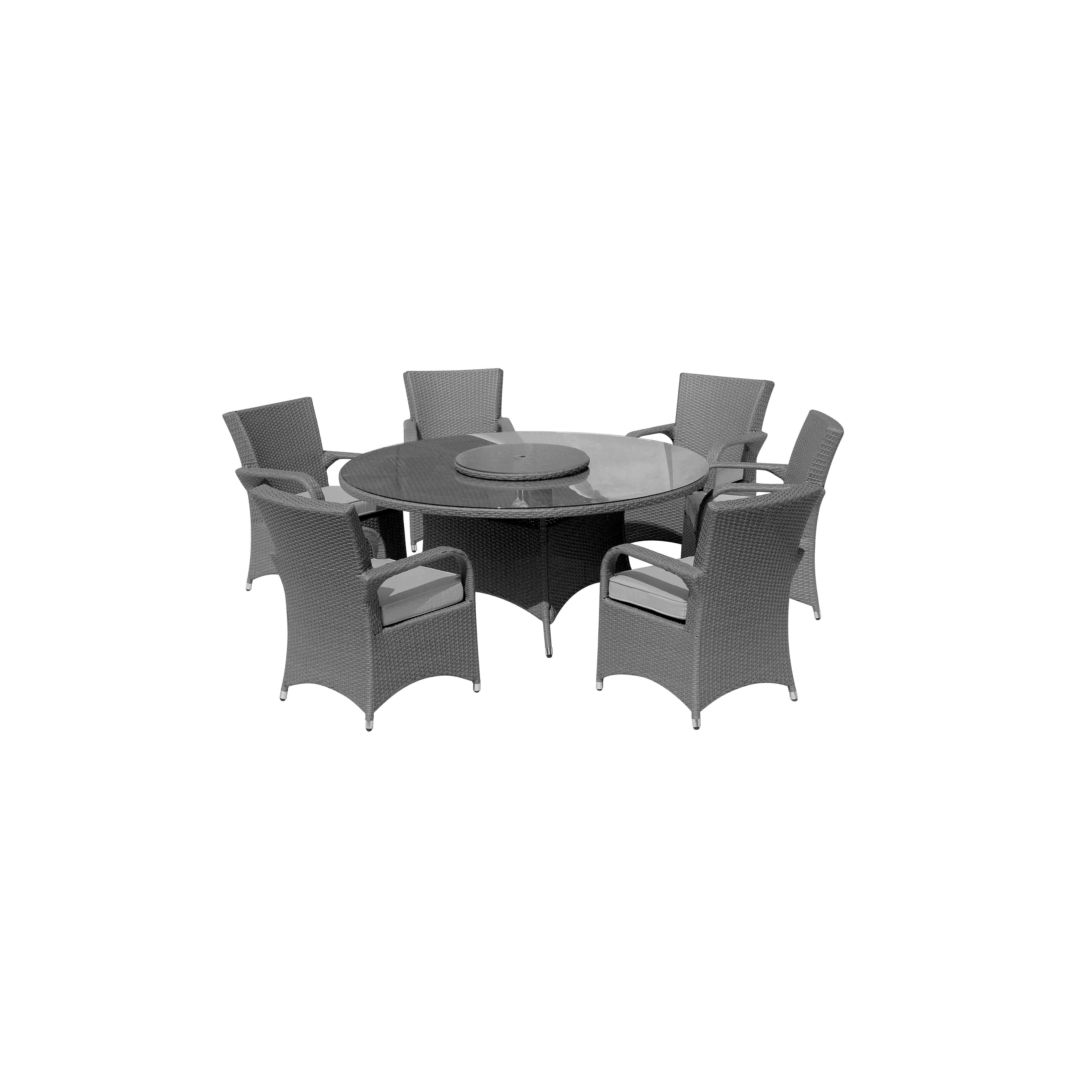 Cheap price Outdoor Aluminum Furniture Set - JJS208AL Aluminum rattan 7pcs dining set – Jin-jiang Industry