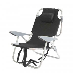 JJLXS-082 de aluminio de camping silla plegable
