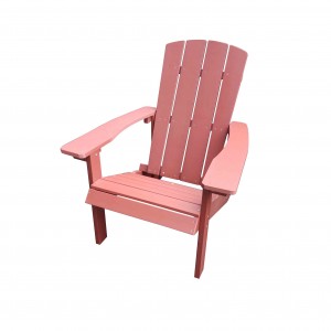 JJ-C14501-RED-GG PS madera silla de Adirondack