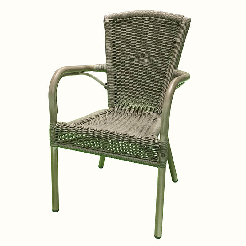 Best Cheap PS Wood Chair Quotes - JJC242 Aluminum rattan stacking chair – Jin-jiang Industry