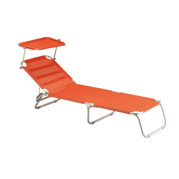 Fast delivery Bistro Outdoor Chair - JJLXB-007C Aluminum adjustable camping lounger – Jin-jiang Industry