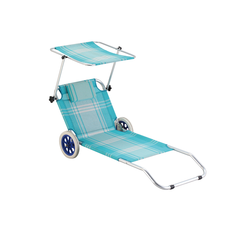 OEM Factory for Sun Loungers For Pool Side - JJLXB-019 Aluminum camping adjustable lounger – Jin-jiang Industry