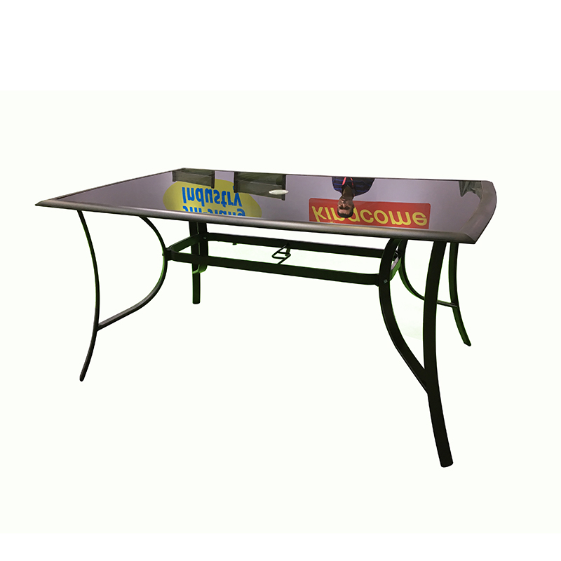 Best-Selling Aluminium Picnic Table - JJT1201 Aluminum outdoor glass table – Jin-jiang Industry