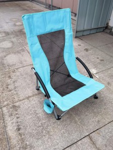 JJBC302-2 Cadira plegable de platja d'acer exterior