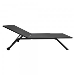 Square steel tube lounger with roller-KD structure
