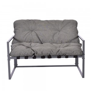 JJS5203-BLK Set canapea din oțel 4buc