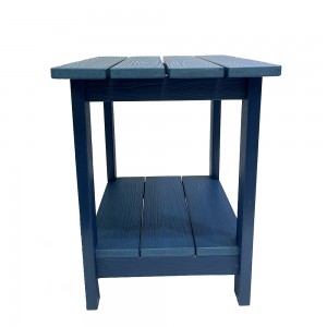 JJ-T140013 ຕາຕະລາງນອກ Plastic Wood Side Table ສີຟ້າ