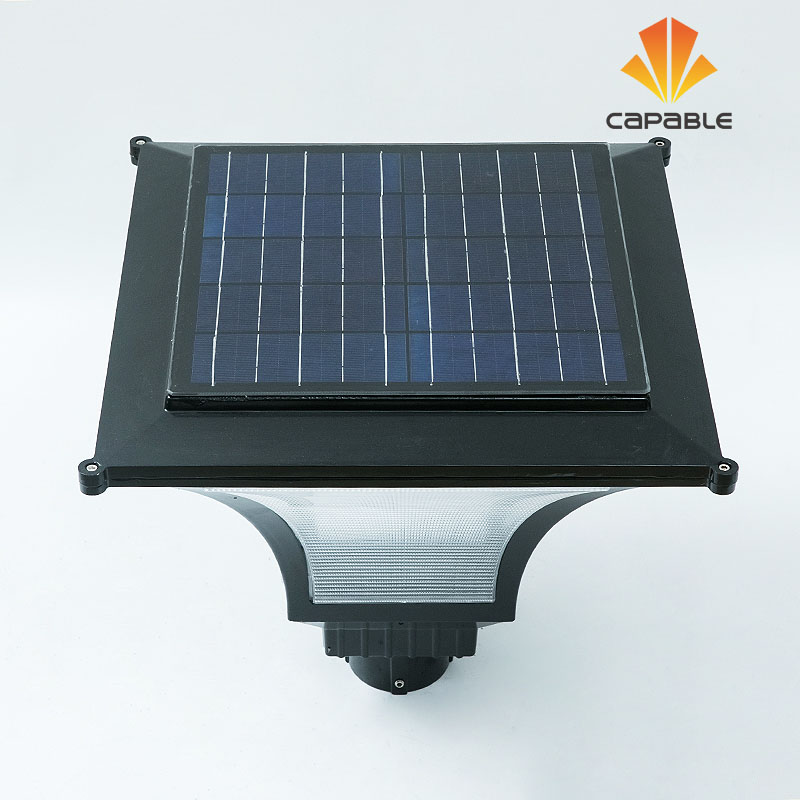 Lampy ogrodowe TYDT-01504 z panelem słonecznym umożliwiają dostosowanie mocy światła LED