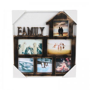 Factory Supply Top Selling 4 Openings Collage Picture Frame with Mat