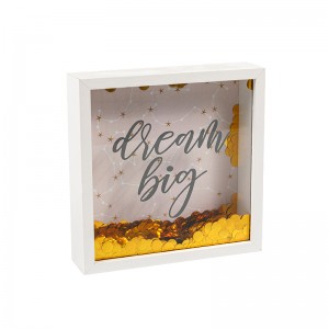 Glitter Shadow Box  Picture Photo Frame Great Decoration for Holiday
