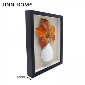 OEM Customized Hot Sale Black Shadow Box Picture Frames for Home Decoration