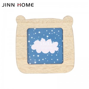 Wholesale Mini Cute Animals Wooden Photo Frame Baby Picture Frames