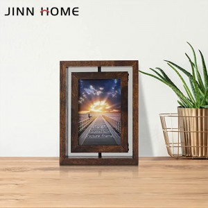 ODM Manufacturer Wood Picture Frame Clear Floating Design Family Photo/Custom Art Display