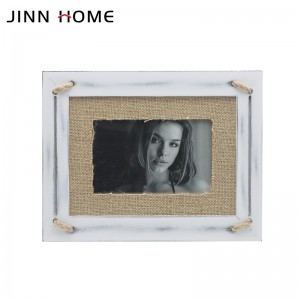 Rustic Wooden Picture Frames with Real Glass to Display 4 x 6 Inch Photo for Wall Hanging and Tabletop