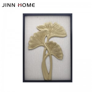 Jinn Home Linen Wooden Photo Frame Wall Decor with Thin Border