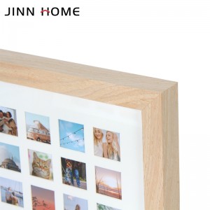 Collage frame with 36 openings for picture display