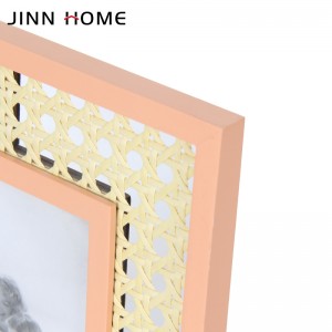Solid Bamboo Rotating Photo Frame for Decoration, Memorial and Gifts