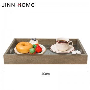 Supply OEM/ODM China Rustic Wood Nordic Tray Household Acacia Wooden Serving Tray