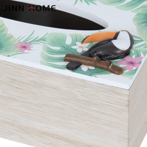 Wooden Tissue Box Holder Cover-Rectangular Paper Holder Boxes
