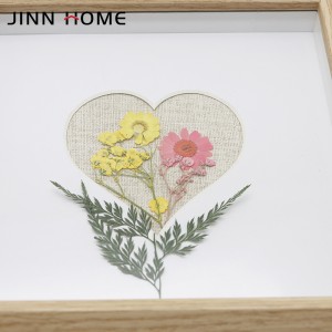Hot sale Square Wooden Photo Frame Shadow Box for dried flower crafts