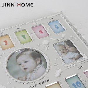 Factory source China Customized Baby′s Growth My First Year Baby Collage Photo Frame (43)