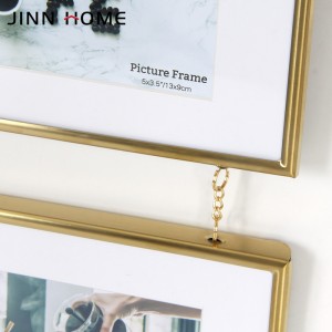 High Quality for Customized Mirror Aluminum Profile Aluminum Alloy Metal Photo Frame A5 for Picture