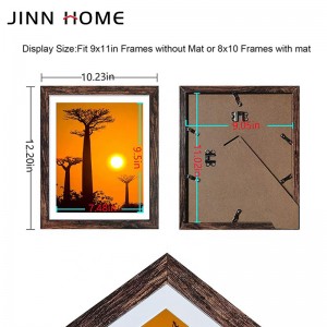 Wholesale ODM China Rectangle 8-Inch Picture Frame Photo Decorative Wooden Frame