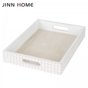 Factory Directly supply China Saige Rectangle Hotel Amenities Non-Slip Serving Tray