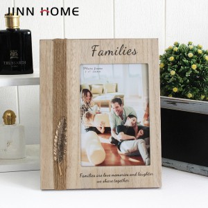 Wooden Picture Frame for 5×7 Inch Photo, Laser Engraved,Vertical