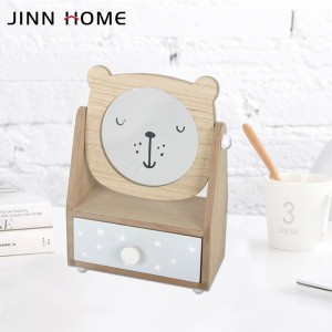 Good Quality China Home Use Cheap White Wooden Makeup Table Dresser with Mirror