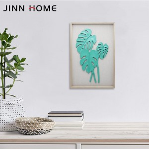 Jinn Home Linen Wooden Photo Frame Wall Art Display