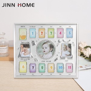 Factory source China Customized Baby′s Growth My First Year Baby Collage Photo Frame (43)