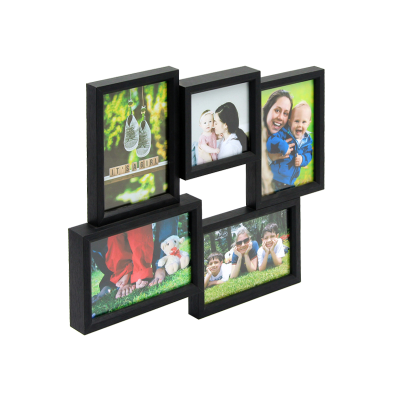 5X7 5-Opening Matted Wall Mounted Collage Picture Frame