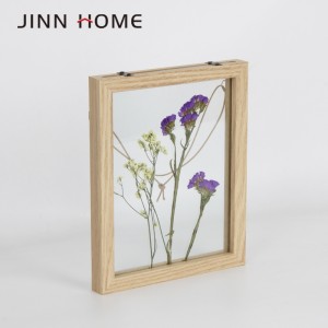 Wood Picture Frame Flowers Dried Leaf Display Table Decoration