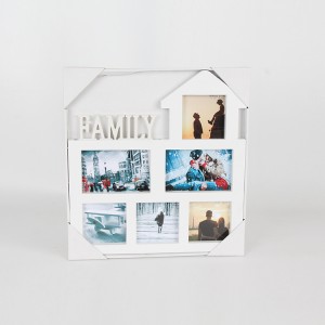 Factory Supply Top Selling 4 Openings Collage Picture Frame with Mat
