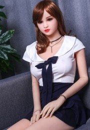 165cm Full Silicone Cheap Sex Doll Torso Small Breast Life Size non-Inflatable Sex Dolls