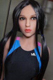 157cm Cheap Japanese Silicone Love Dolls Toys Flat Chest Real Sex Doll