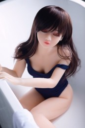Cheap Mini Sex Doll Realistic Soft Body Full Silicone skeleton real sized Small Little dolls 125cm